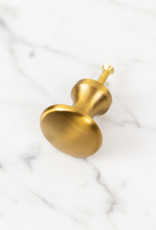 Brass Knob Drawer Pull - Large - 1.25"