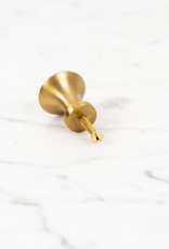 Brass Knob Drawer Pull - Medium - 1"