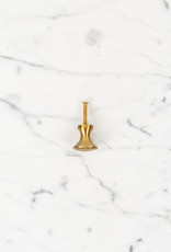 Brass Knob Drawer Pull - Small - 3/4"
