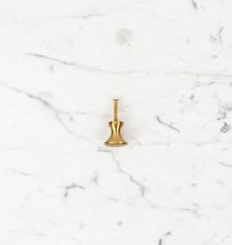 Brass Knob Drawer Pull - Small - 3/4"