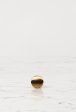 Brass Knob Drawer Pull - Small - 3/4"