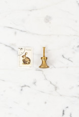 Brass Knob Drawer Pull - Small - 3/4"