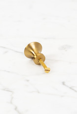 Brass Knob Drawer Pull - Small - 3/4"
