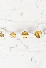 Brass Knob Drawer Pull - Small - 3/4"