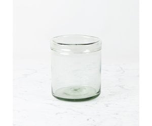 Handblown Glass Carafe - Short - 1 liter - The Foundry Home Goods