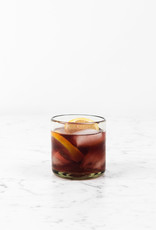 Handblown Mexican Recycled Straight Sided Rock Glass 12oz