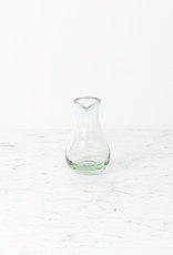 Handblown Recycled Mexican Glass Small Penguino Pitcher 4oz