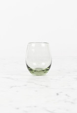 Handblown Mexican Recycled Oval Cocktail Glass - Clear