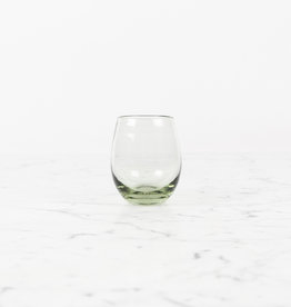 Mexican Recycled Oval Cocktail Glass - Clear