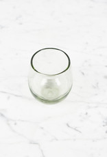 Mexican Recycled Oval Cocktail Glass - Clear