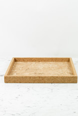 Portuguese Cork Ottoman Tray - Large - 17" Square