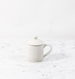 The Foundry Home Goods Foundry Classic Curved Mug with Lid - Medium - Matte Glaze
