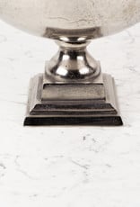 Large Nickel Champagne Bucket or Planter - Square Foot - 15 x 17"