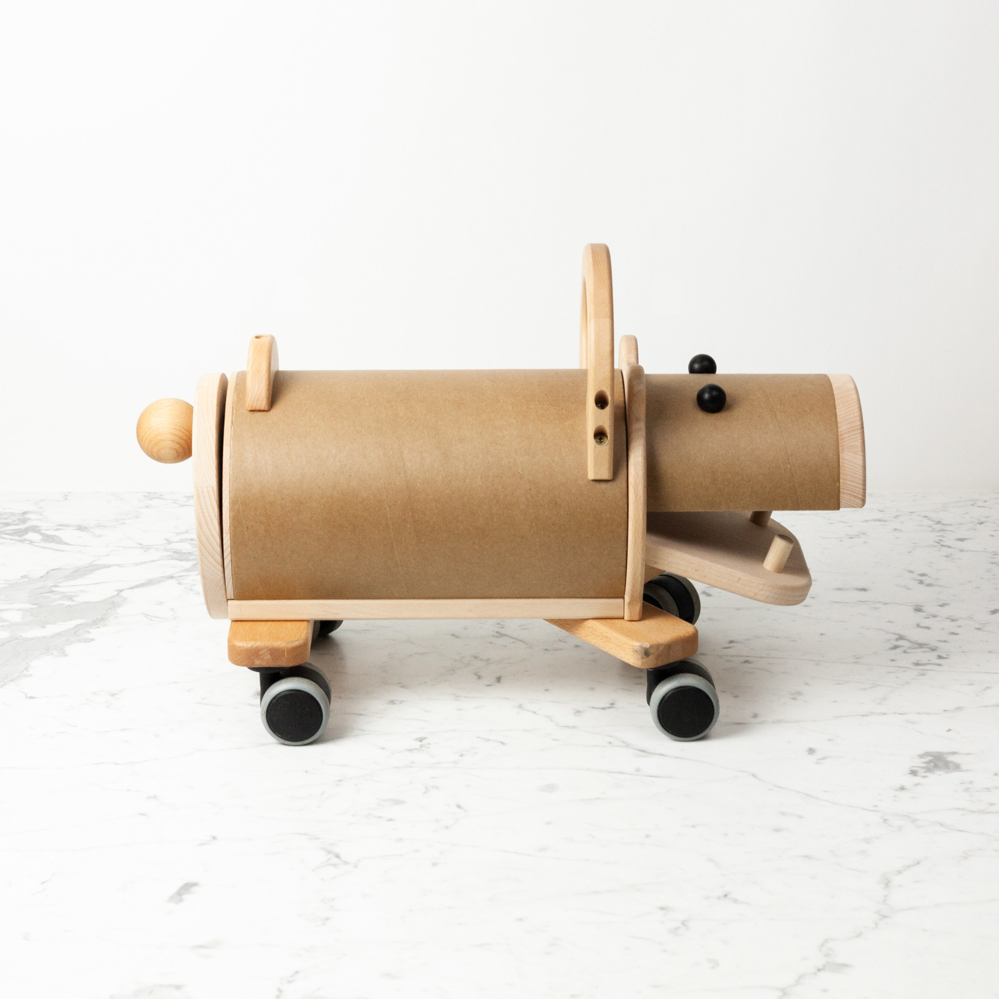 Ostheimer Toys Wooden Riding Hippo with Storage Rump
