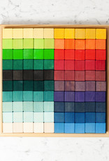 Grimm's Toys Grimm's Giant Mosaic Block Set - Large - 100 Piece - 17 1/2" Square