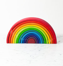 Grimm's Toys Grimm's Rainbow - Extra Large - 12 Piece Set - 14"