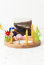 Grimm's Toys Brass Candle Holder Insert for Celebration Ring
