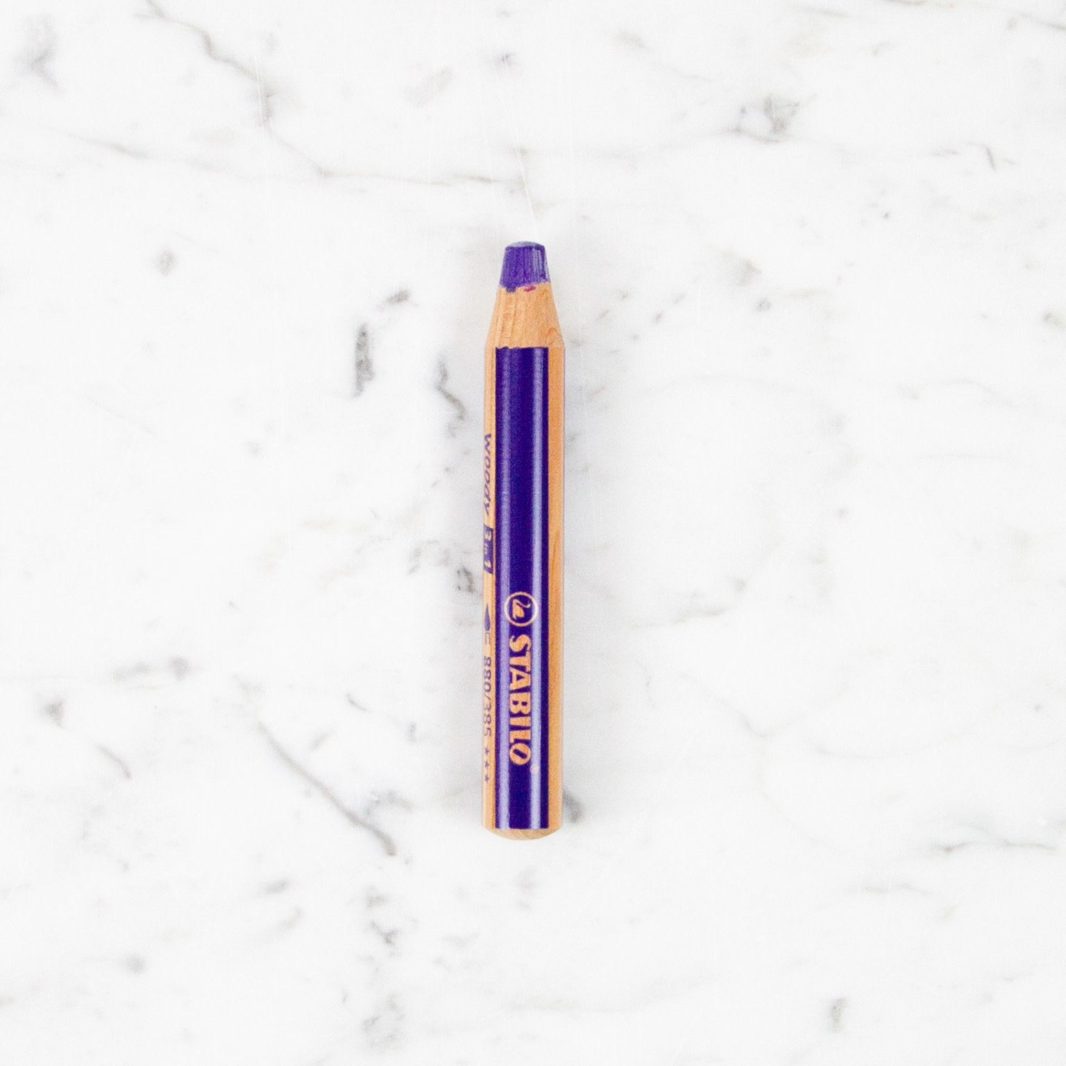 Stabilo Woody 3 in 1 Pencil - Violet Purple #385