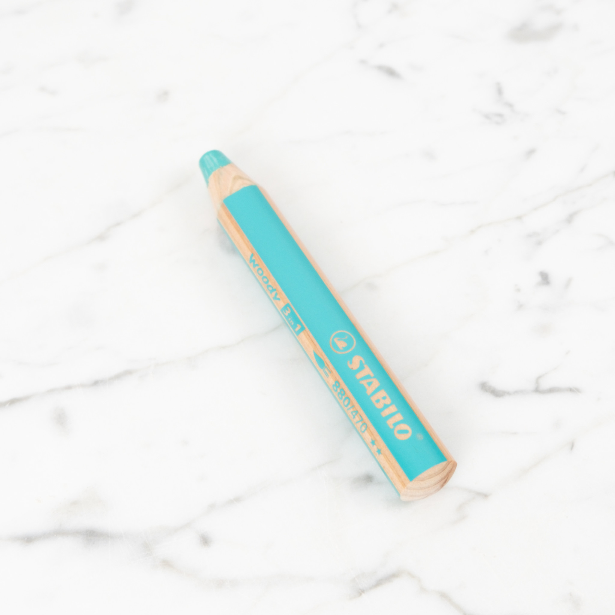Stabilo Woody 3 in 1 Pencil - Turquoise #470