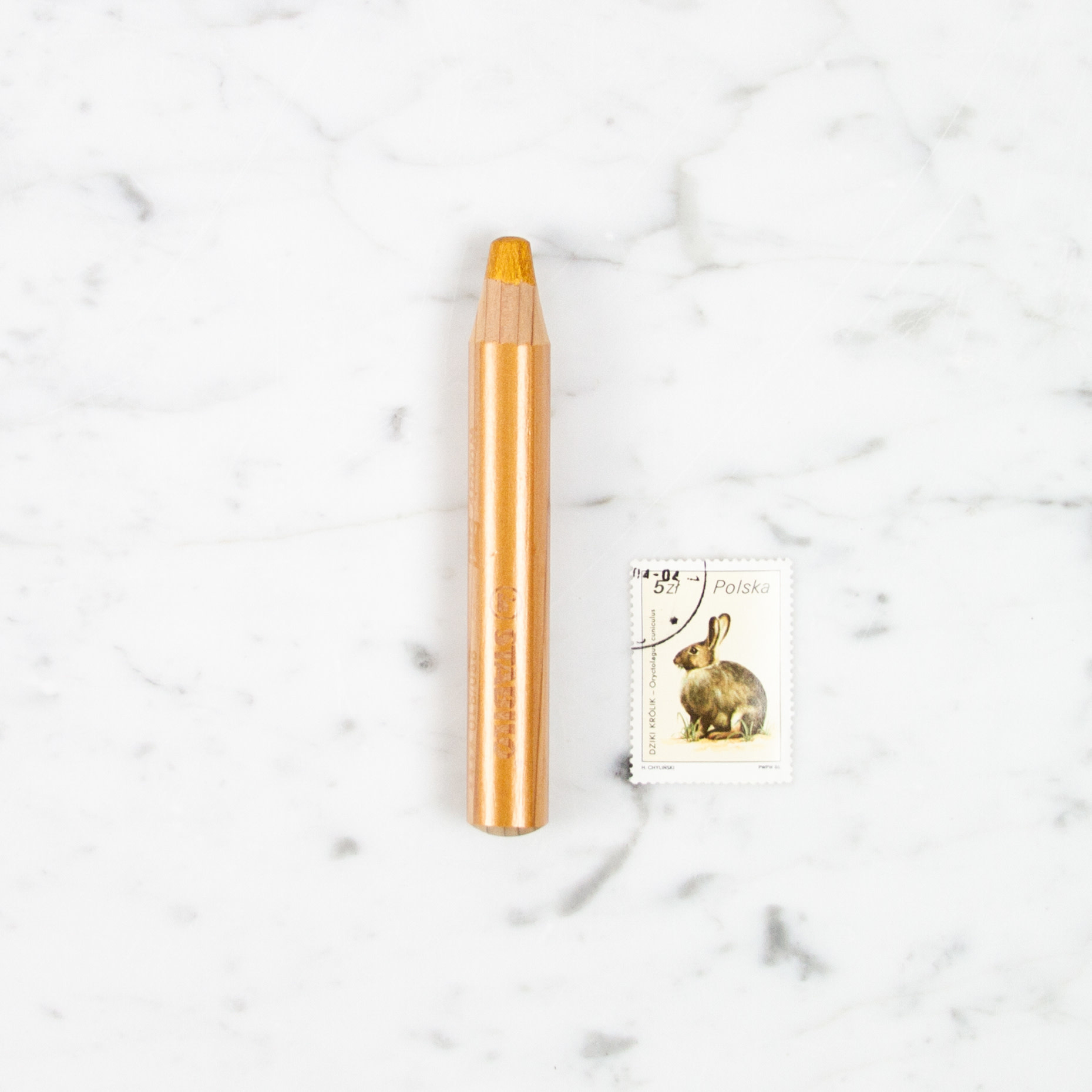 Stabilo Woody 3 in 1 Pencil - Gold #810