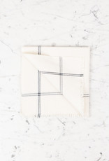 Slate Classic Bistro Stripe Square Napkin Towel 20 x 20