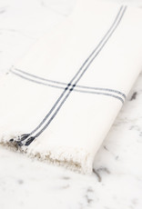 Slate Classic Bistro Stripe Square Napkin Towel 20 x 20