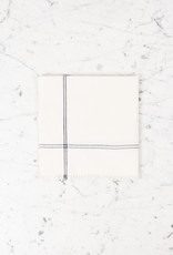 Slate Classic Bistro Stripe Square Napkin Towel 20 x 20