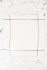 Slate Classic Bistro Stripe Square Napkin  20 x 20