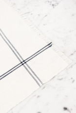 Slate Classic Bistro Stripe Square Napkin Towel 20 x 20