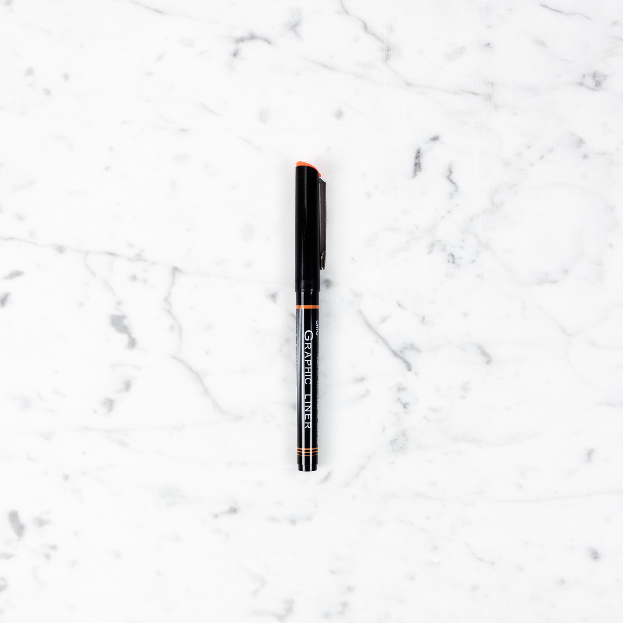 Ohto Pens 10 - Ohto Graphic Liner Needle Point Drawing Pen 1.5mm  - Black Ink