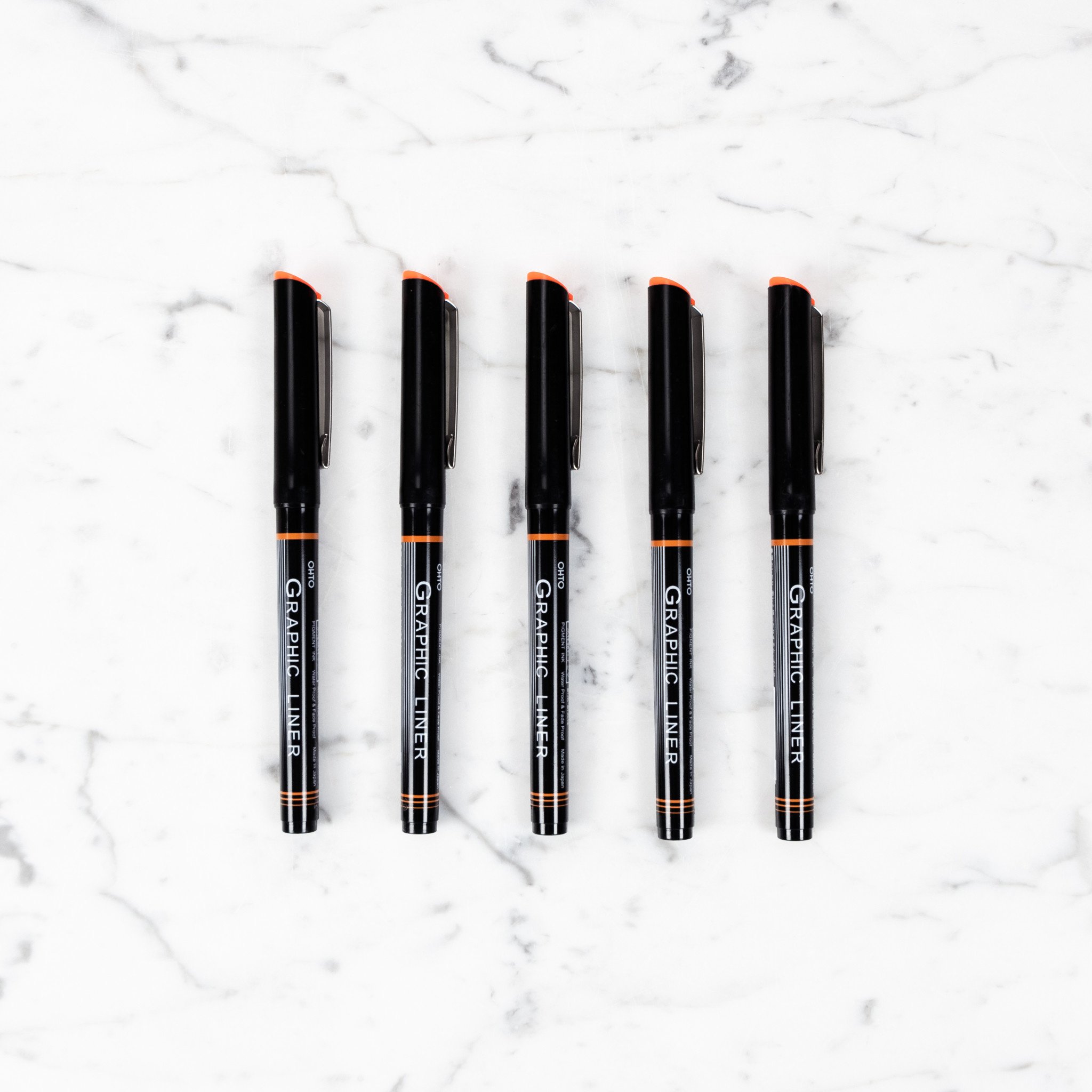 Ohto Pens 10 - Ohto Graphic Liner Needle Point Drawing Pen 1.5mm  - Black Ink