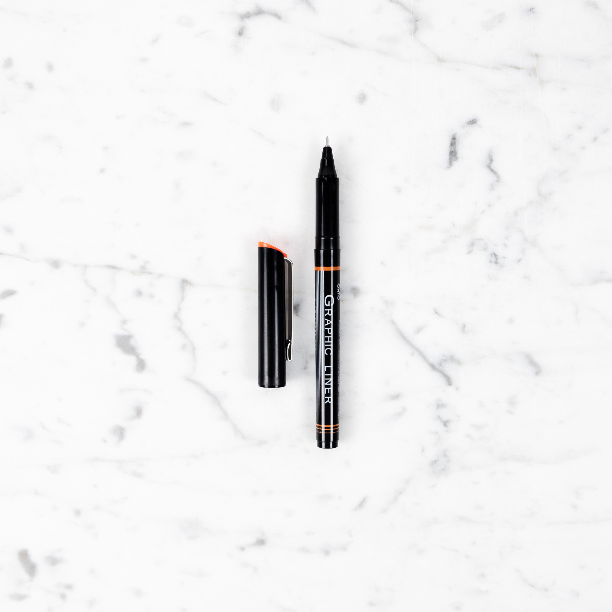 Ohto Pens 005 - Ohto Graphic Liner Needle Point Drawing Pen - 0.3mm - Black Ink