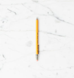 Tiny Wooden Mechanical Pencil with Clip - Short - Yellow - 4"