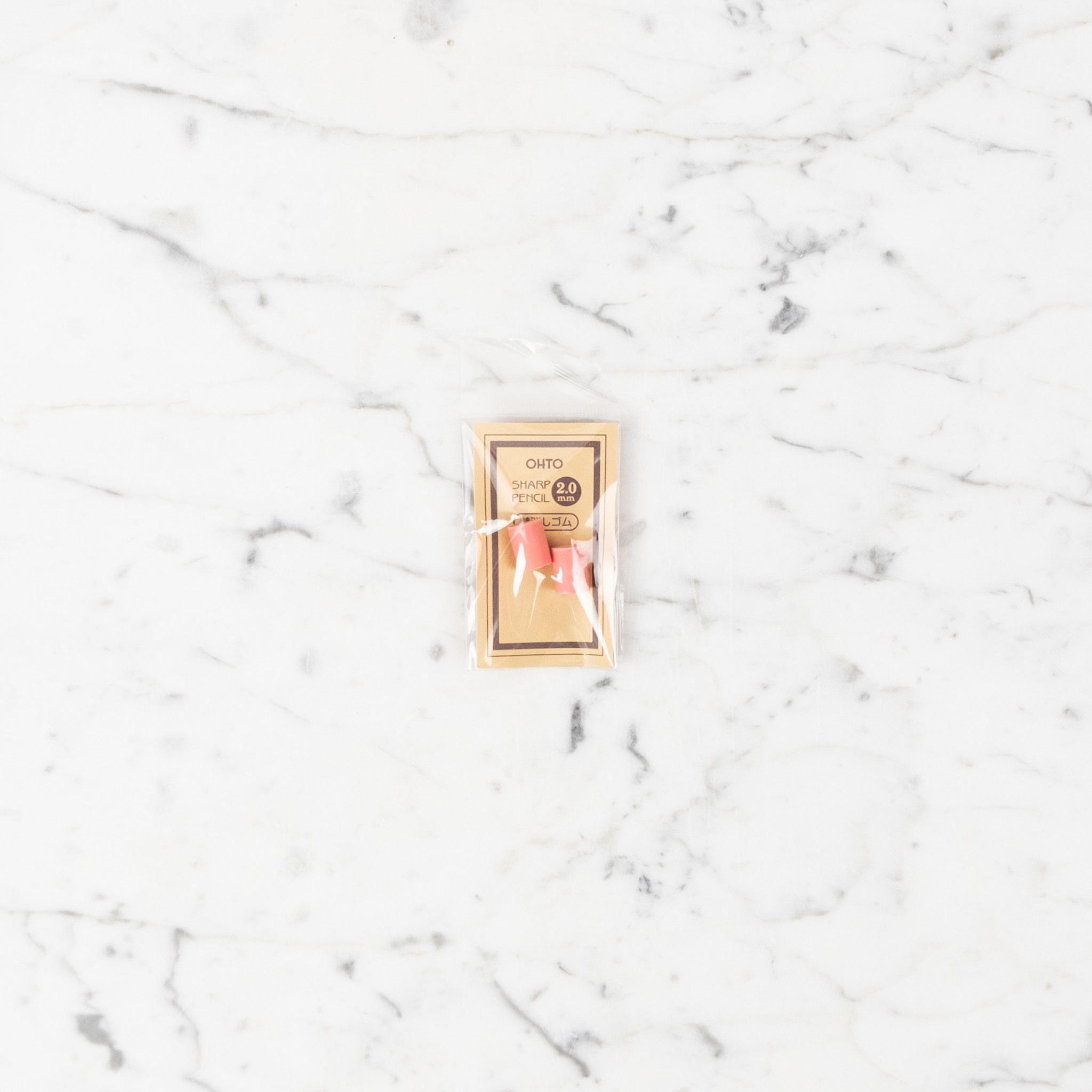 Ohto Pens Ohto Fat Wooden Mechanical Pencil Eraser Refill - Pair