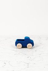 Grimm's Toys Small Wooden Truck - Blue - 5"
