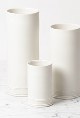 John Julian John Julian Classical Porcelain Half Glaze Vase - 10"