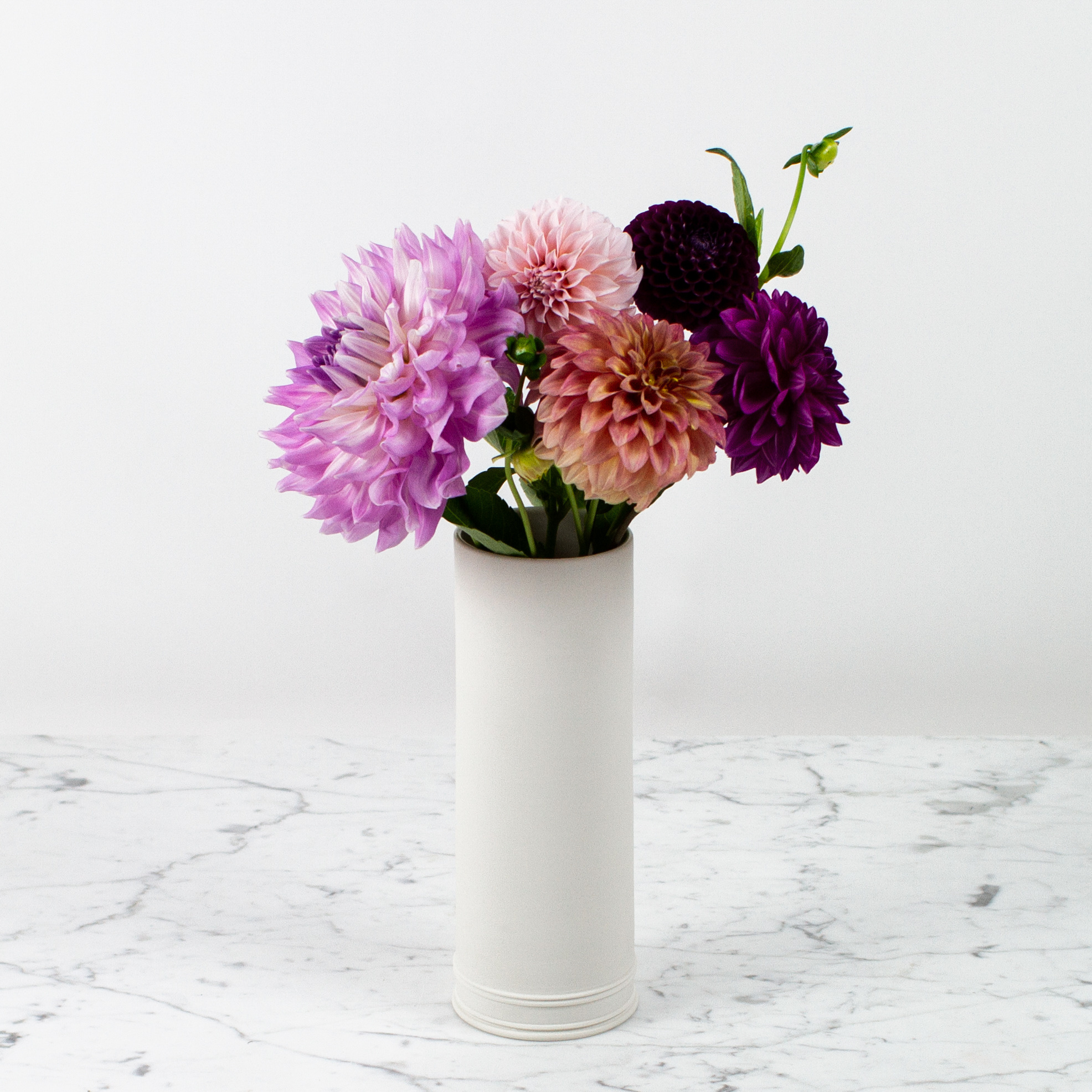 John Julian John Julian Classical Porcelain Half Glaze Vase - 10"