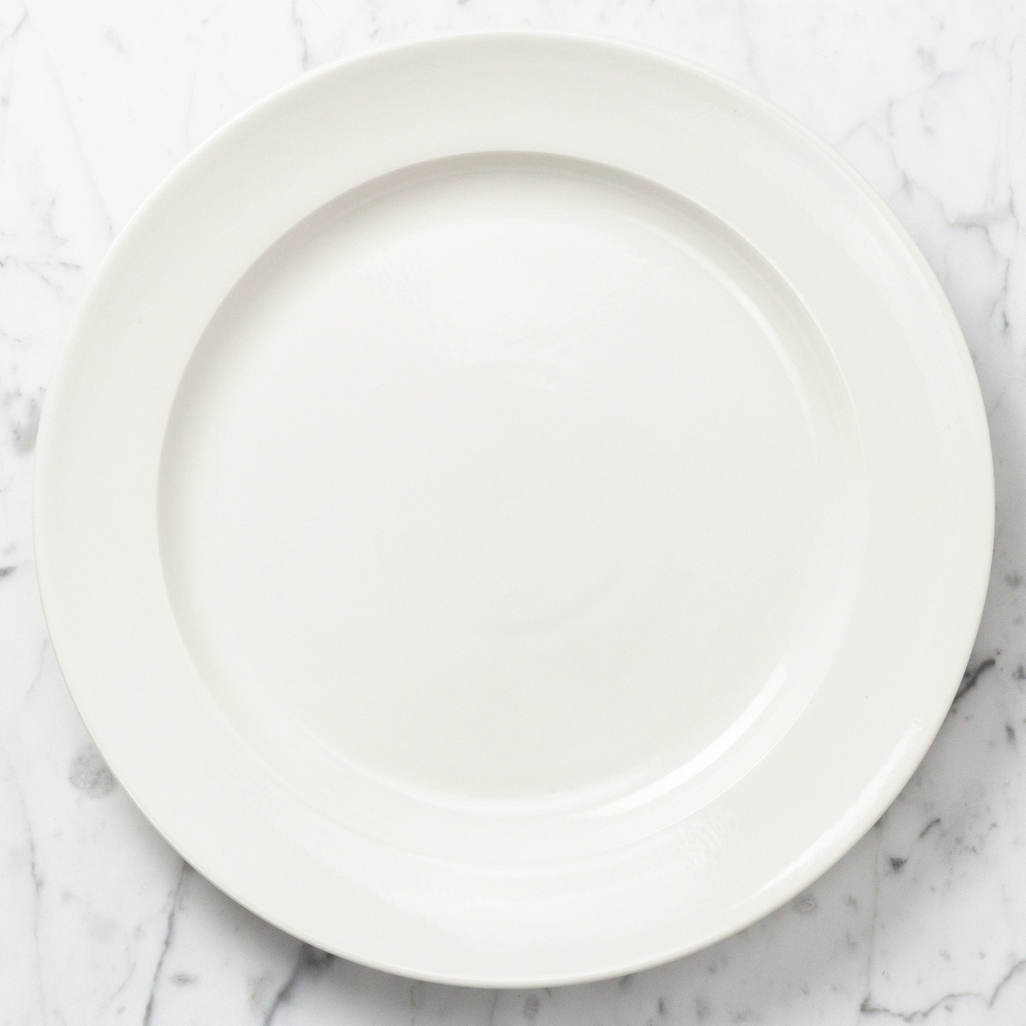 John Julian John Julian Plain Porcelain Large Dinner Plate - 12"