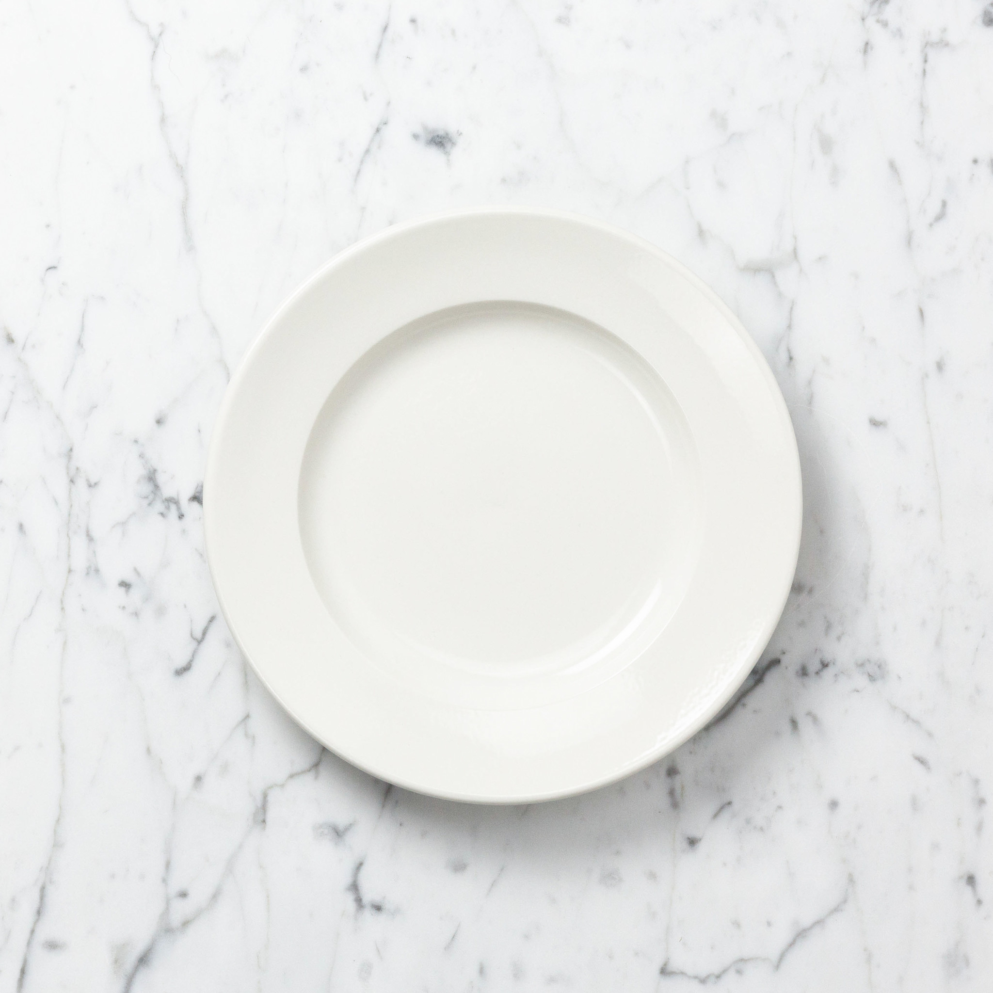 John Julian John Julian Plain Porcelain Side Plate - 8"