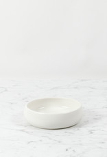 John Julian John Julian Plain Porcelain Simple Flat Bowl - 5 1/2"