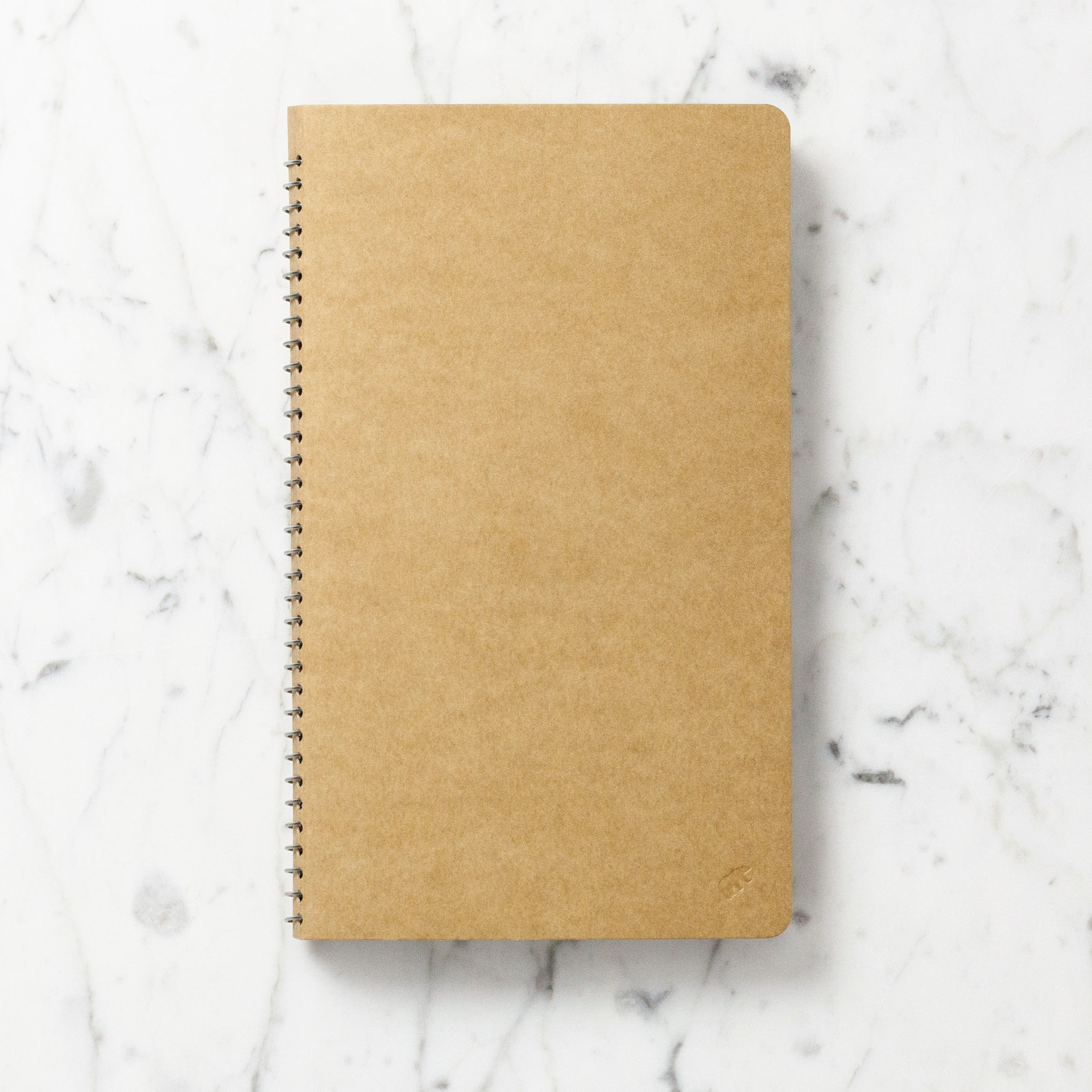 Traveler's Company Spiral Ring Kraft Notebook - A5 Slim - Blank - 100 Sheets