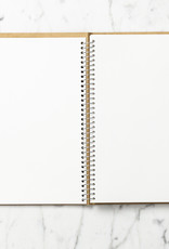 Traveler's Company Spiral Ring Kraft Notebook - A5 Slim - Blank - 100 Sheets