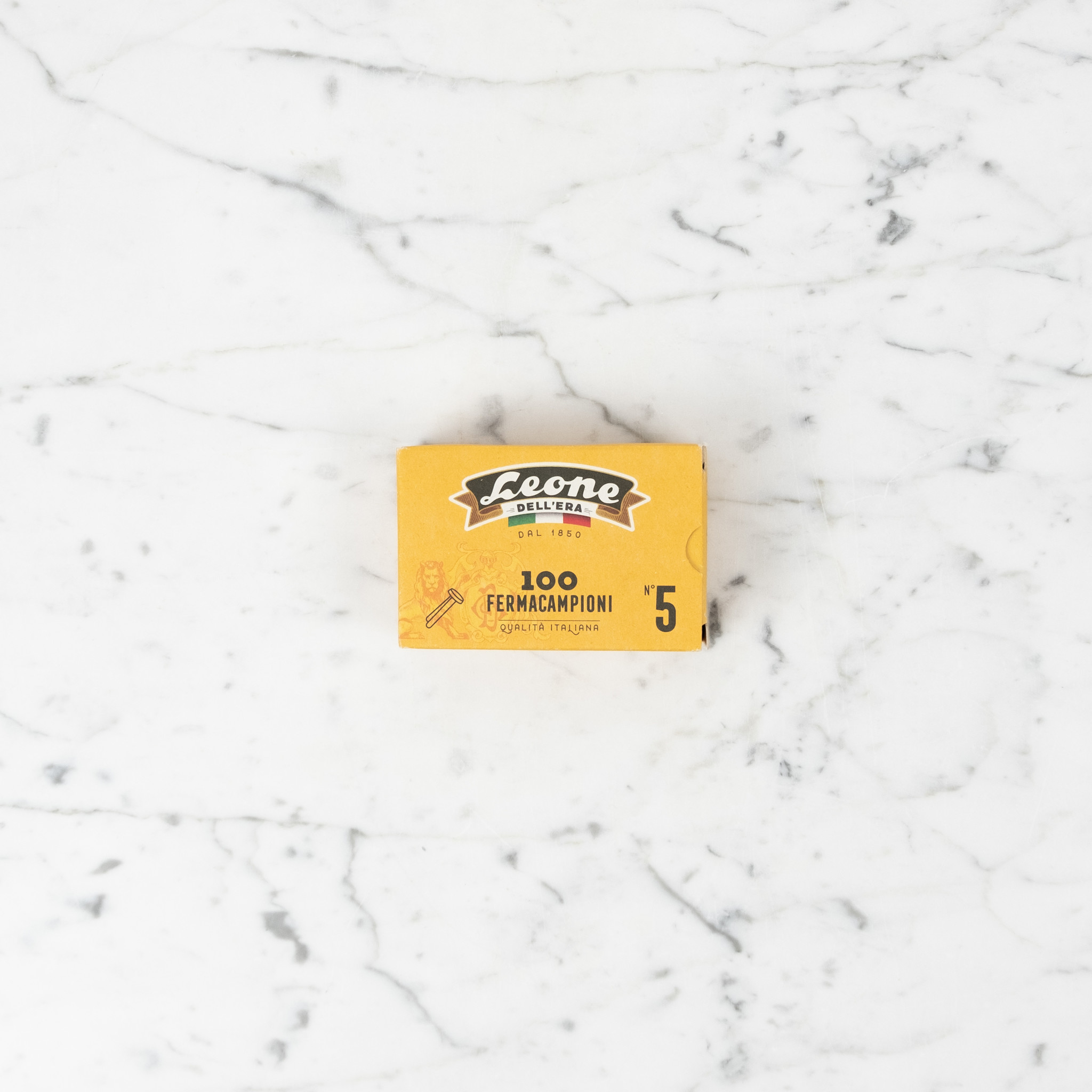 Leone Dell’Era Leone Brass Paper Fasteners - 100 Count - Size 5