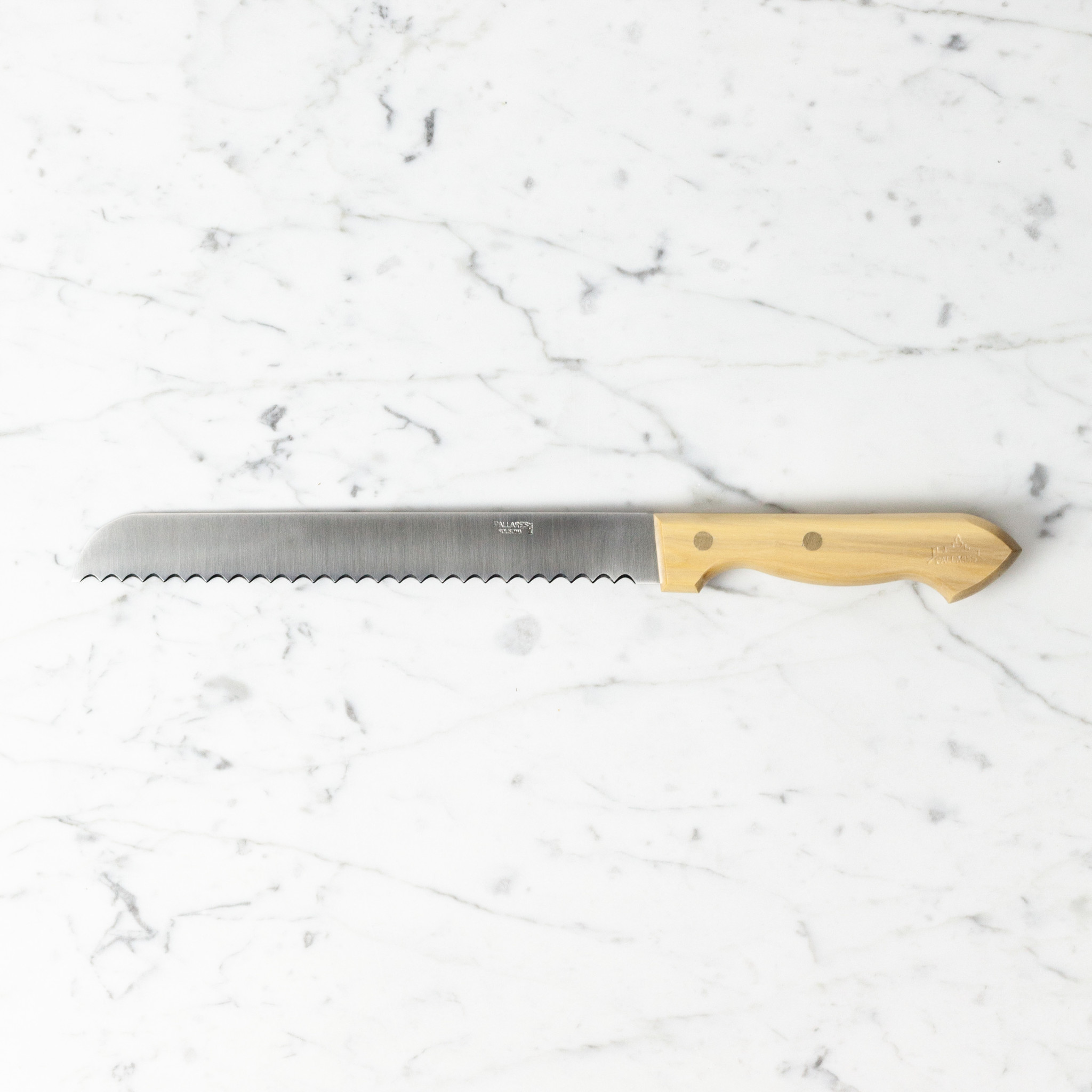 Pallares Solsona - Kitchen Knife - Boxwood Handle - 34cm - Carbon steel –  VOLTA