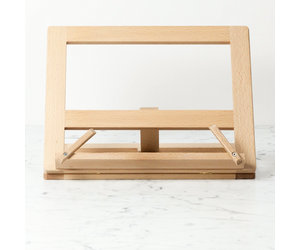 Tablet-size Bookstand Lacquered Beech Wood 46