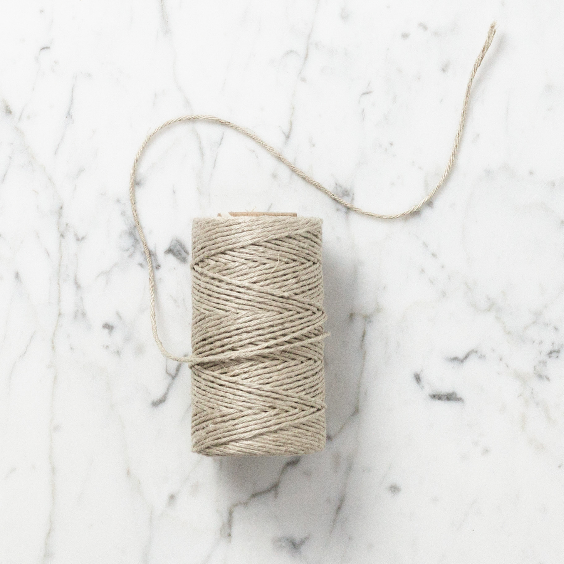 Natural Flax Twine String - 250 ft
