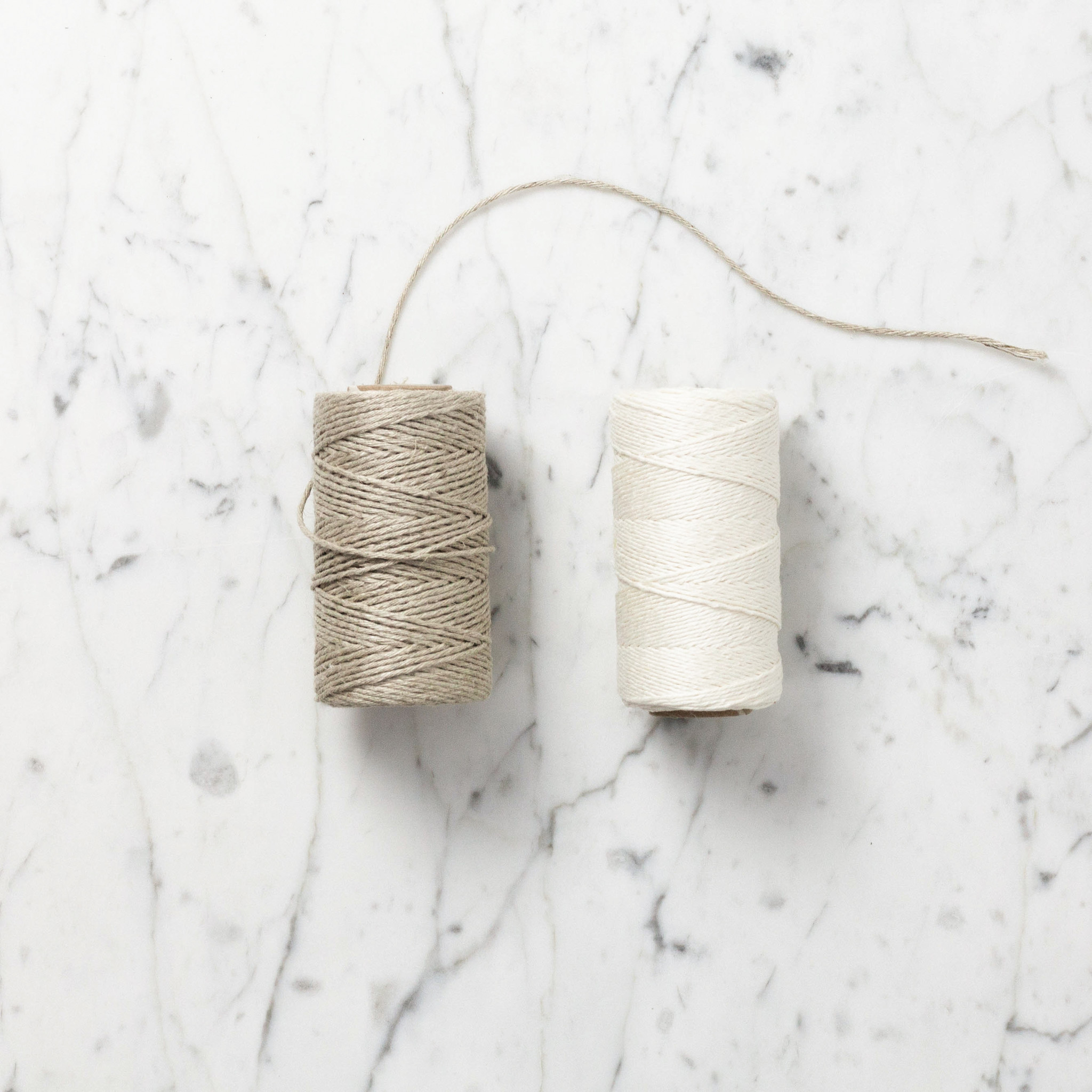 Natural Flax Twine String - 250 ft