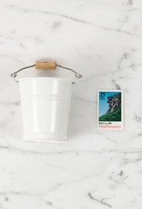 Teeny Tiny White Bucket for Doll's House or Very Tidy Mice - 2"