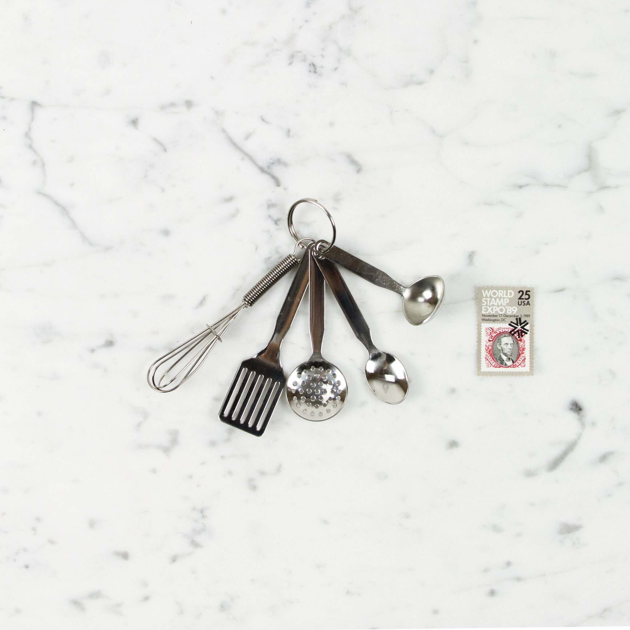 Tiny Kitchen Cooking Tools Keychain