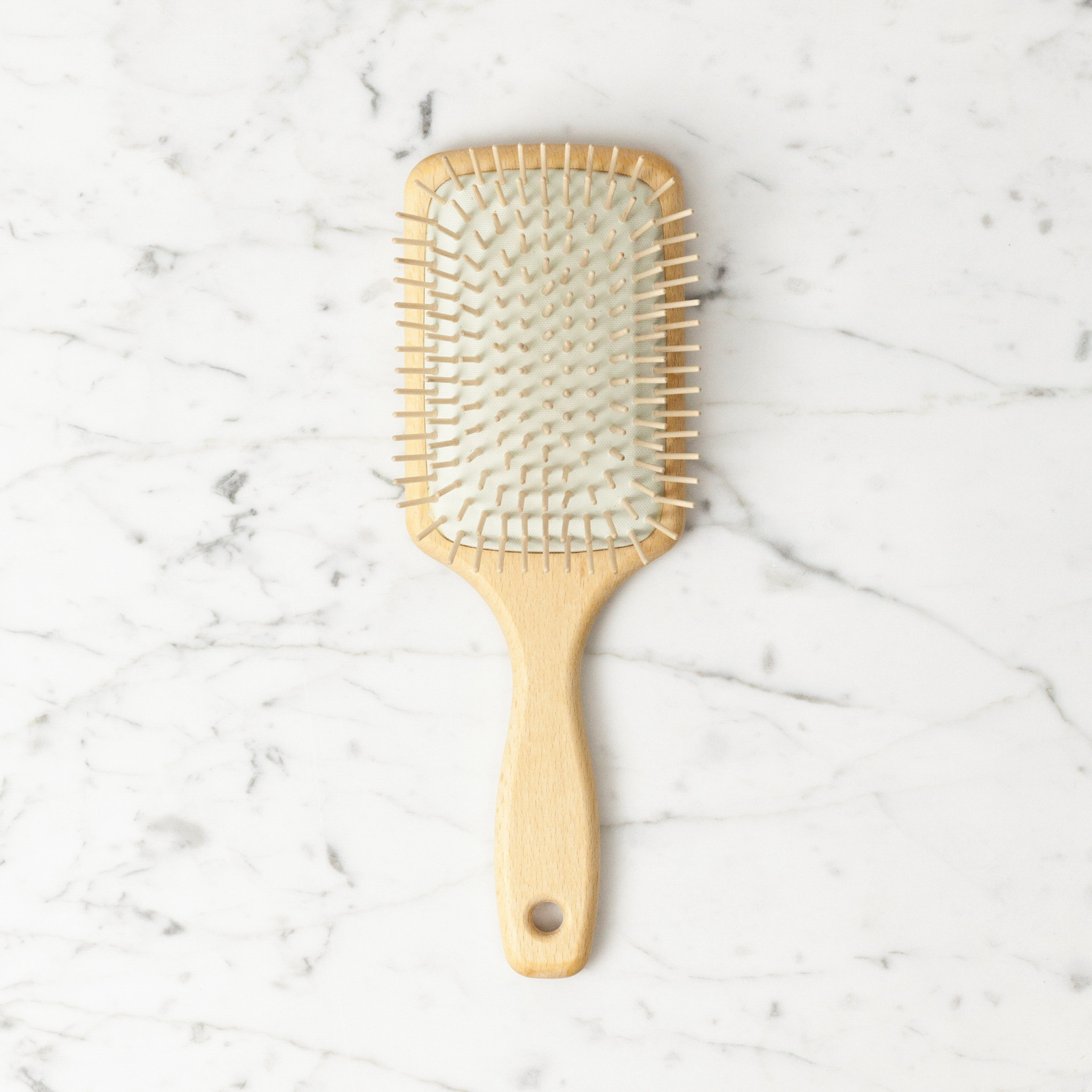Beech and Maple Paddle Hairbrush - 10"